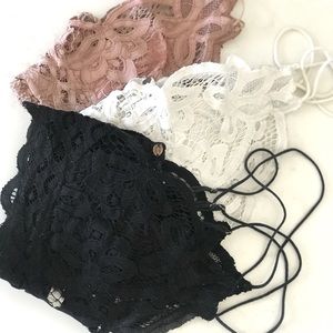 Free people bralette bundle (3) medium